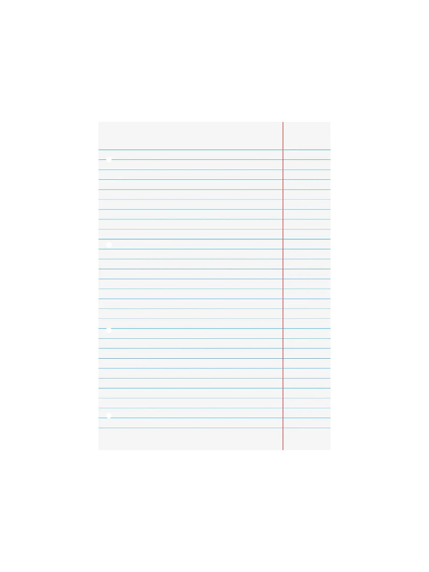 BRUNNEN VERLAG | Ringbucheinlagen - 50 Blatt liniert mit Korrekturrand | 